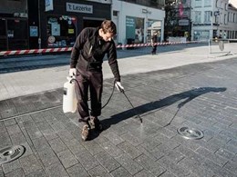 Dry-Treat products clean up and offer long term protection to Mechelen, Belgium street