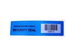 KNR self adhesive security seals available from Harcor Security Seals