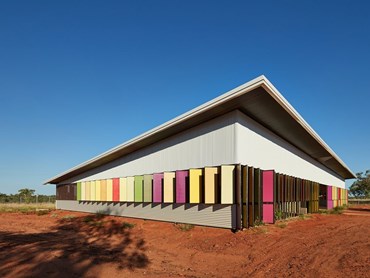Best Use of Colour Prize:&nbsp;Fitzroy Crossing Renal Hostel (Australia) by Iredale Pedersen Hook Architects
