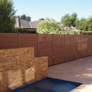 EnviroSlat alternative to traditional timber fencing products