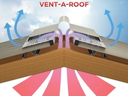 Cooling the roof space with Vent-A-Roof system