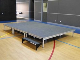 Simple, space saving stage solutions from Select Staging Concepts