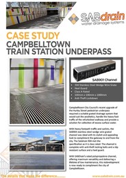 SABdrain case studies: Stainless project series