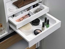 Intelligent SmarTray organiser from Hettich for cabinets and desks