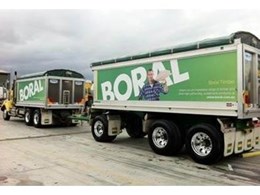 New look Boral heavy duty trucks feature new branding