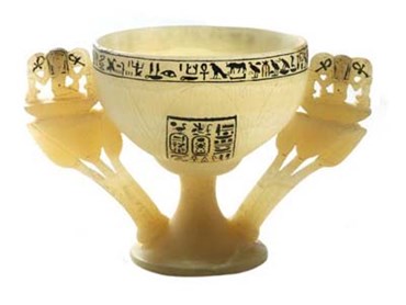 Tutankhamun Wishing Cup in the Form of an Open Lotus from NSW Planning (DPE EDM Images)
