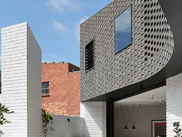 Concrete face bricks can make a statement with stunning design elements