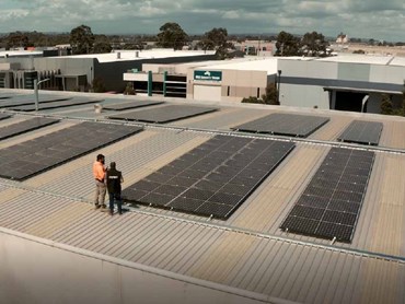 Demtech's 99 kilowatt solar power system comprises of over 250 solar panels