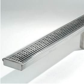 New stylish stainless steel drain