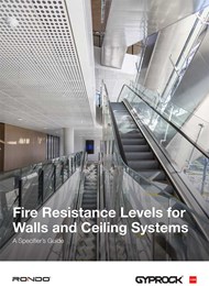 Fire resistance levels for walls and ceiling systems: A specifier’s guide