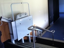 Kane Constructions installs Platform Lift Company's stair lift to allow disability access at Parramatta Stadium