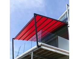 Leiner SunRain Pergola retractable roof system available from Abesco Blinds and Awnings
