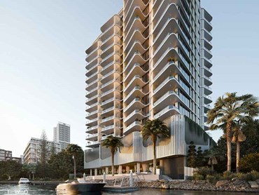 One Cannes is located in a quiet, leafy pocket between Broadbeach and Surfers Paradise