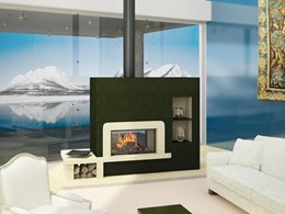 Double Sided fireplaces: an internal and external European heating system
