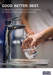 Good. Better. Best. Understanding certification and compliance for drinking water systems