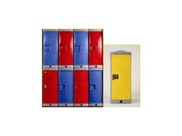 Polyethylene lockers from Interloc 