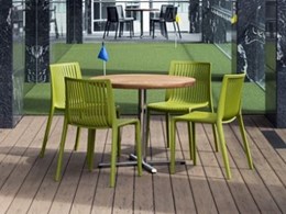 Compliant Outdure decking system specified for AECOM House rooftop