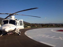 Rotech boom gates ensure safe landings at Tamworth hospital helipad