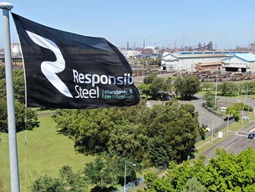 BlueScope Steel has achieved ResponsibleSteel™ certification at the Port Kembla Steelworks