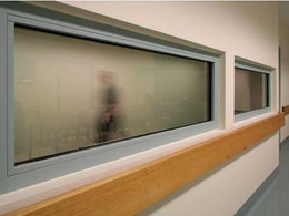 Fully insulated fire rated windows at Bendigo Hospital