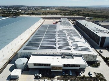 Rooftop photovoltaic system at Kingspan&rsquo;s Somerton facility

