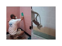Tile resurfacing services offered by Worldwide Refinishing Systems