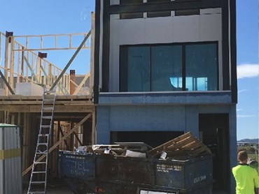 Tilling&rsquo;s timber portal bracing for the Melisi townhouse
