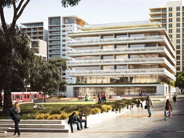 Grimshaw Architects are bringing a European-style central courtyard apartment model to Sydney. Image: Grimshaw/City of Sydney
