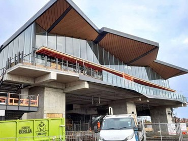 The Puhinui Station Interchange featuring Innowood’s InnoCeil ceiling system