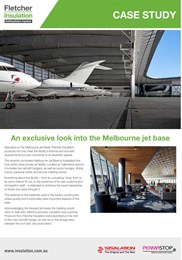 Melbourne Jet Base case study: Designing for aesthetics with roofing insulation