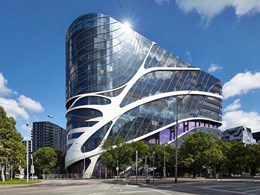 ShapeShell cladding creates dramatic facade on Victorian Comprehensive Cancer Centre
