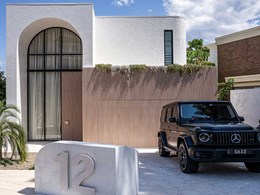 Mediterranean-inspired facade featuring DecoBatten on $10M Cronulla home