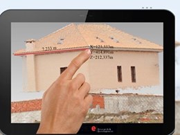 Tablet with embedded 3D scanner for accurate measurements