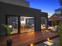 Carinya doors create light-filled living spaces in modern Mornington townhouse