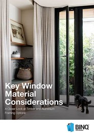 Key window material considerations: A closer look at timber and aluminium framing options