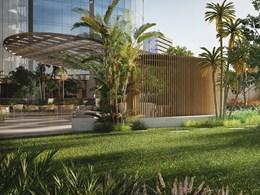 COX reveal designs for “pleated” towers within Southbank’s largest green reserve