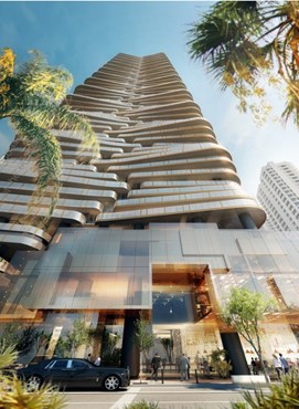 The unnamed tower has been approved by planning authorities and is set to become the city's highest residence. Image: Urban Developer