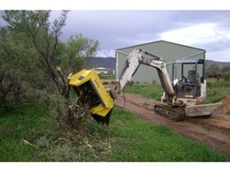 30EX Excavator Flail Mulcher from OZ Turners gives NSW Contractor Versatile Performance
