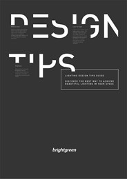 Brightgreen: Lighting design tips guide
