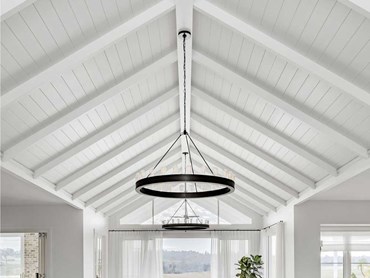 VJ Board Pro 150 was used on the ceilings of this modern farmhouse project 