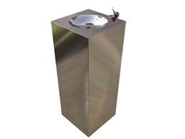Britex’s square-shaped stainless steel drinking fountains