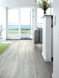 Decoria Loose Lay vinyl flooring eliminates adhesives, allows re-laying
