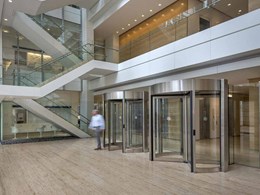 Revolving security doors reducing need for manned access control