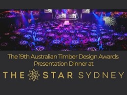 Book your seats for the 2018 Australian Timber Design Awards night