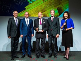 Dr Ulrich Stiebel honoured with the E-Markenpartner prize