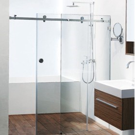 OPTO Shower, Frameless Sliding Shower System