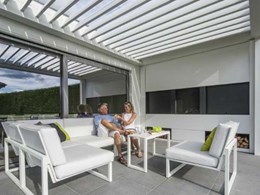 Camargue: Stylish louvered canopy for your outdoor space
