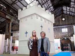 7m BondorPanel tower takes centre stage at Sydney Contemporary Art Fair