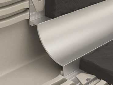 All-cove aluminium trim is perfect to create a radius between the wall and floor
