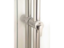 CRL’s new locking ladder pull door locks for all-glass entrances